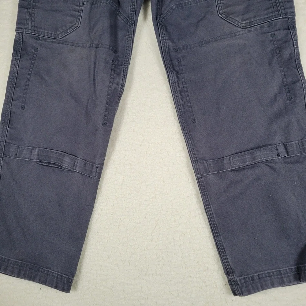 Duluth Trading Co Flex Fire Hose Cargo Pants Mens 32x30 Gray Workwear Utility - Picture 5 of 14